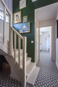 Escalier en béton ciré