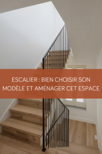Escalier bois moderne à Vannes