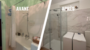 Rénovation Salle de Bain Senior : Remplacement de Baignoire par une Douche Accessible avec Assise