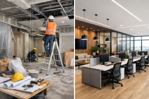 rénovation de bureaux à Issy-les-Moulineaux (92)