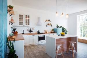 Cuisine après travaux peinture