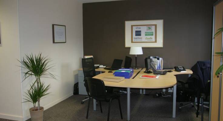 Bureau commercial revêtement 