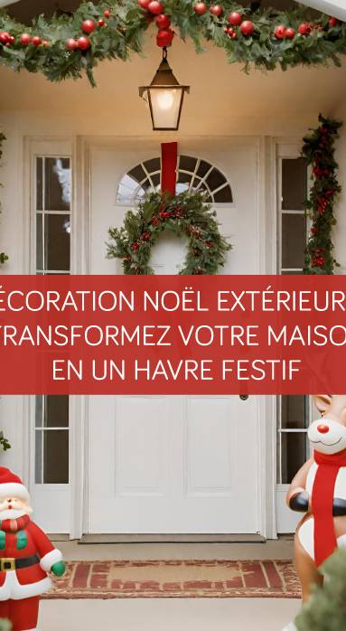 Décoration de Noël Extérieure : Transformez votre maison en un havre festif Vannes