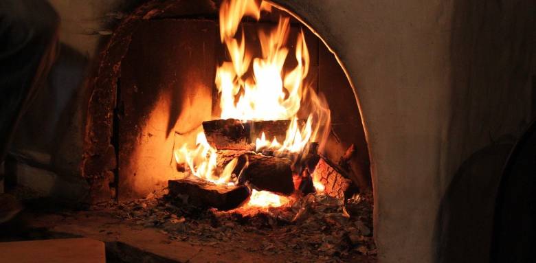 Cheminée à foyer ouvert
