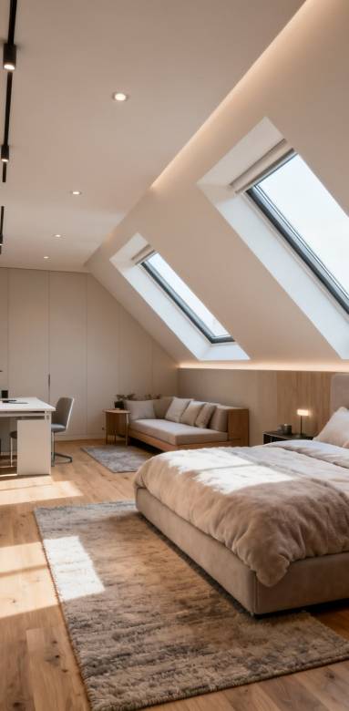 Aménagement  chambre plus 