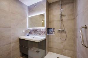 Douche à l'italienne