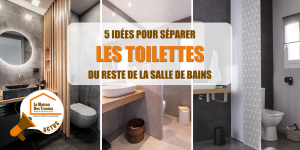 Verrière salle de bains, Mur semi-ouvert salle de bains, Artisans salle de bains Savoie, Réalisation travaux salle de bains, Paroi douche opacité partielle