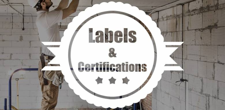 Labels et vertification bâtiment