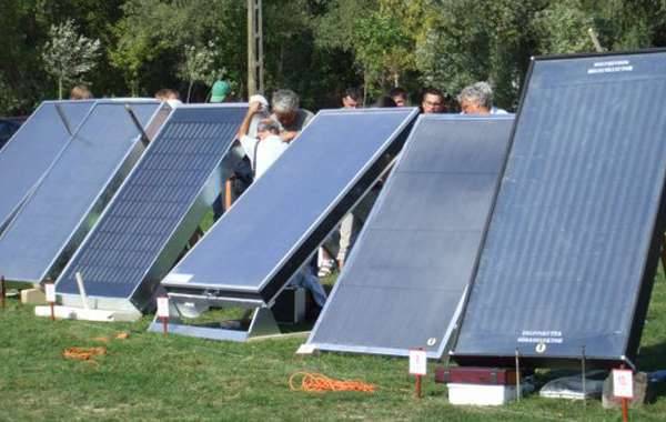 Chauffage solaire plusieurs panneaux