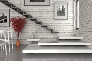 L’escalier suspendu et son aménagement : une œuvre contemporaine tout en légèreté