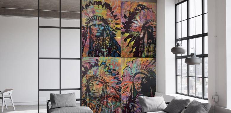 Papier peint amérindiens Photowall