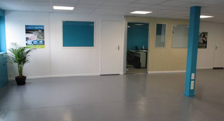 Rénovation d'un local professionnel par l'agence de Joué-lès-Tours