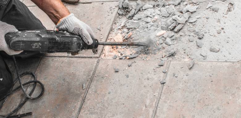 Retirer un ancien carrelage