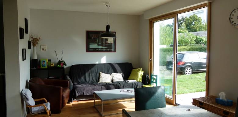 Baie vitrée coulissante en bois - Bourg-en-Bresse 01