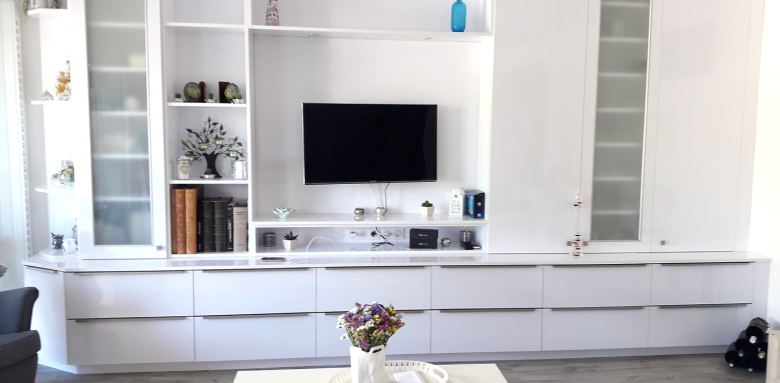 Meuble TV bibliothèque