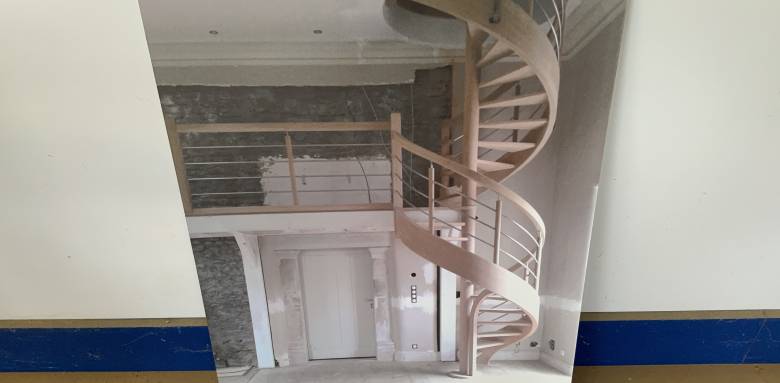 Installation d'un escalier à Pau
