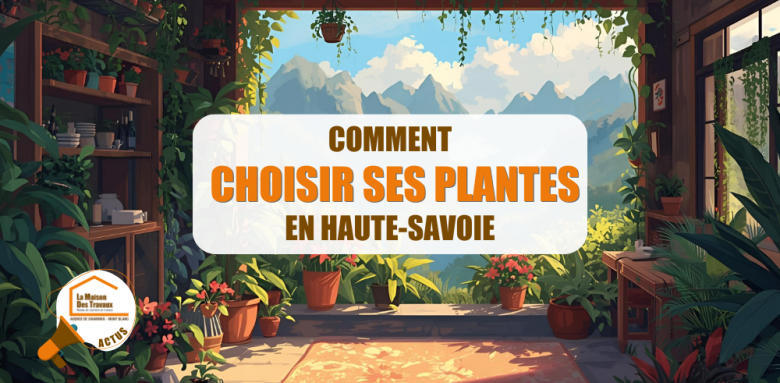 plantes balcon Chamonix, aménagement végétal Megève, plantes résistantes hiver Haute-Savoie, plantes intérieures Sallanches, paysagiste La Clusaz, La Maison des Travaux Chamonix Mont-Blanc