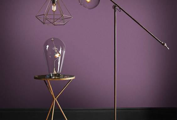 Tendances déco 2023 - peinture murale violet - Le Raincy 93