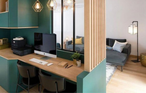 Bureau coin salon