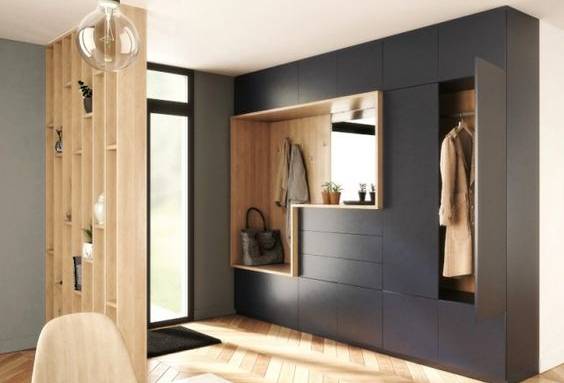 Aménager un dressing sur-mesure dans l'entrée - Le Raincy 93