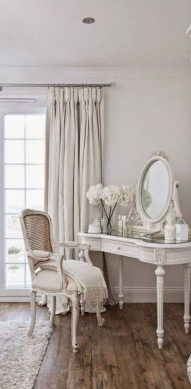 Coiffeuse pour un esprit shabby chic