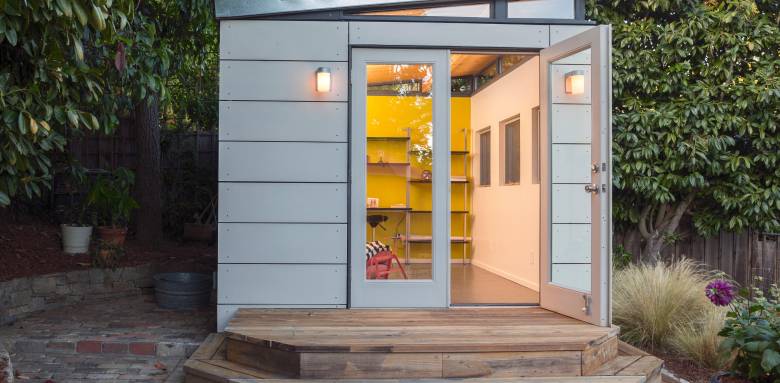 Une véranda indépendante comme extension de la maison.