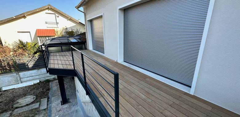 Construction terrasse pilotis Arras