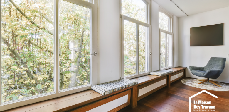 Illustration fenetre avec imposte