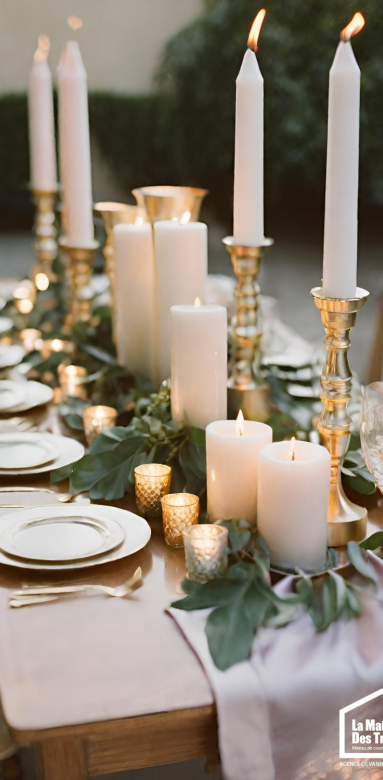 déco de table exceptionnelle pour votre soirée du Nouvel An