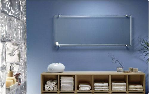 Radiateur verre miroir transparent