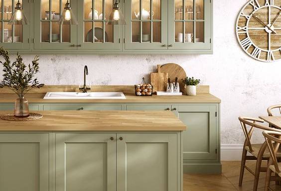 Cuisine verte claire