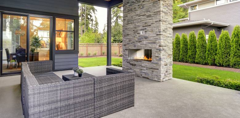 Aménager une terrasse en béton en Indre-et-Loire.