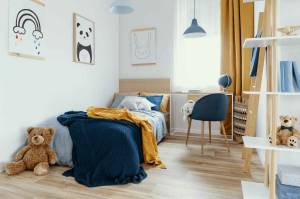 création d'une chambre d'enfant dans un appartement situé à Lyon Caluire