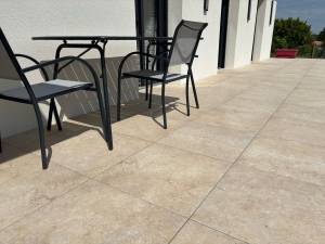 Aménagement terrasse extérieur carrelage Mérignac