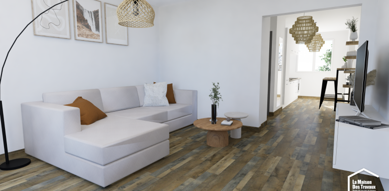 Plan 3D salon