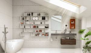 Salle de bain sous combles à Clamart