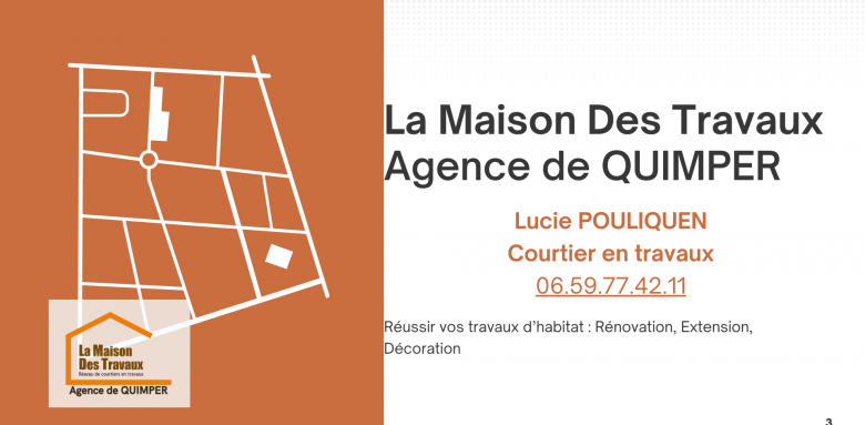 Faites confiance à Lucie Pouliquen, votre courtier en travaux à Quimper, pour un accompagnement personnalisé de vos projets d’isolation et de rénovation.