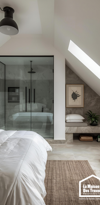 Idée déco pour suite parentale mansardée