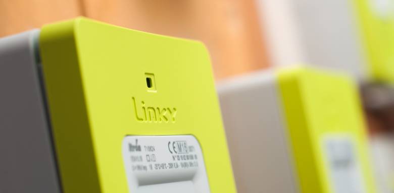 Le compteur Linky à Tours.