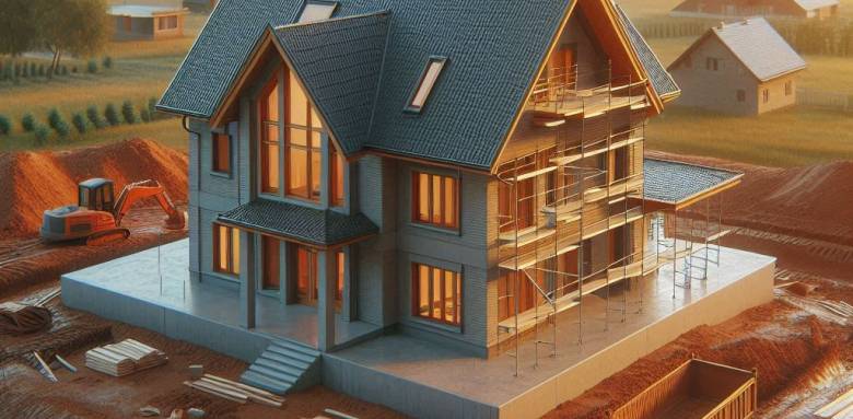 Maison en construction