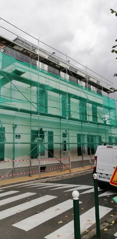 Ravalement façade Fontainebleau