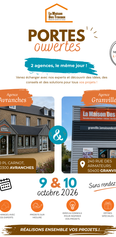Les Portes Ouvertes 2026 de La Maison Des Travaux !