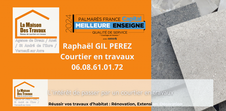 Contactez votre courtier en travaux pour une rénovation de sol réussie et sans stress à Dreux.