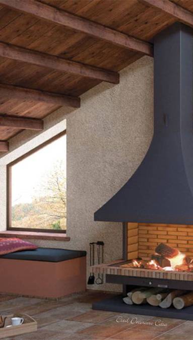 Cheminée à foyer ouvert en fonte - Arras 62