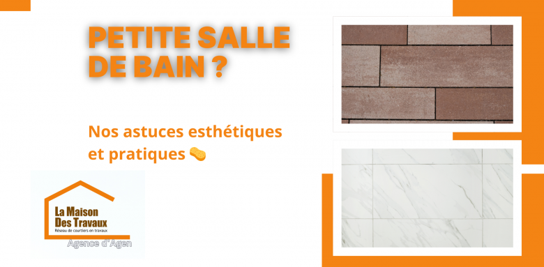 Optimisez l’espace de votre petite salle de bain à Agen : idées esthétiques par Sandrine FERIN, courtier en travaux.
