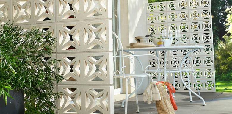 Claustra extérieur découpe andalouse