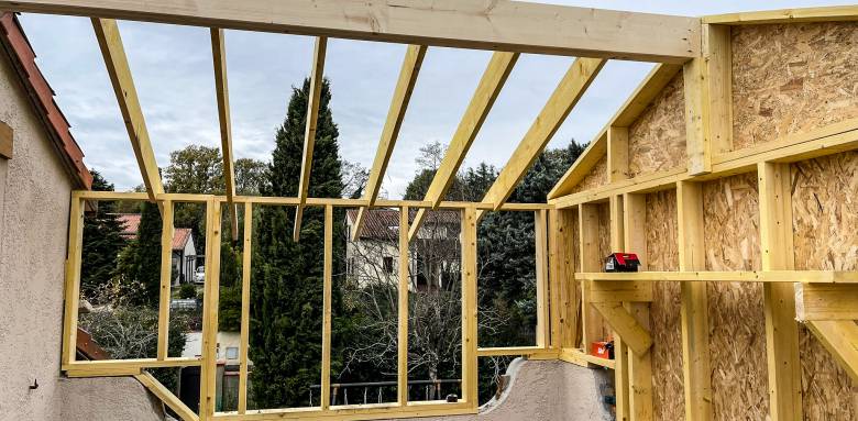 Surélévation en ossature bois à Toulouse
