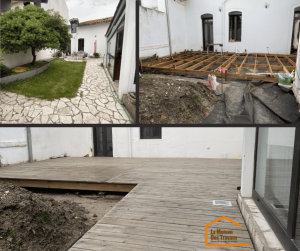 Rénovation de terrasse ancienne - Montauban 82