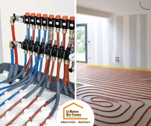 Plancher chauffant - chauffagiste 73, électricien 73, plombier 73, étanchéiste 73, maçon 73, carreleur 73, bureau d'étude 73