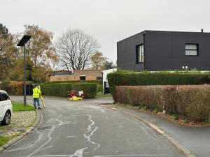 première étape avec les relevés réalisés par le géomètre